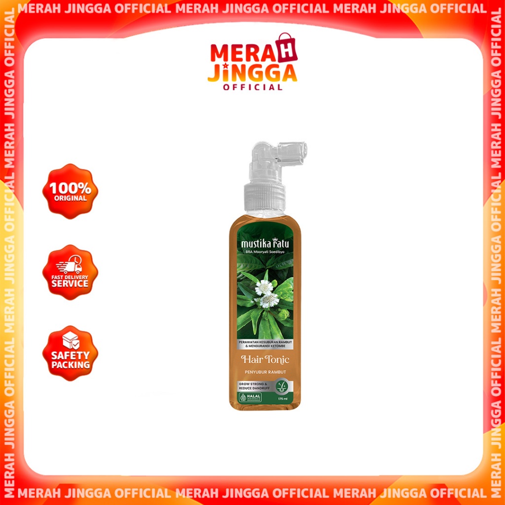 Mustika Ratu Hair Tonic Ramuan Penyubur Rambut 75ml | Merah Jingga Official