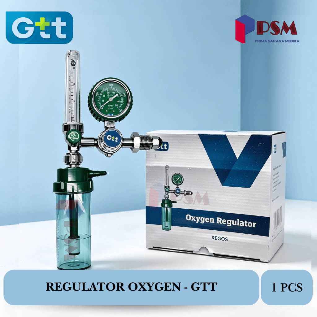 Avico Regulator Oksigen Medis Tabung / Manometer Oxygen O2 Medical