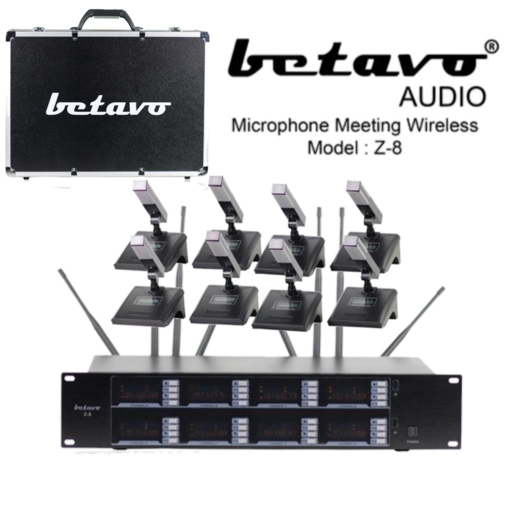 Mic wireless meja conference original betavo Z8