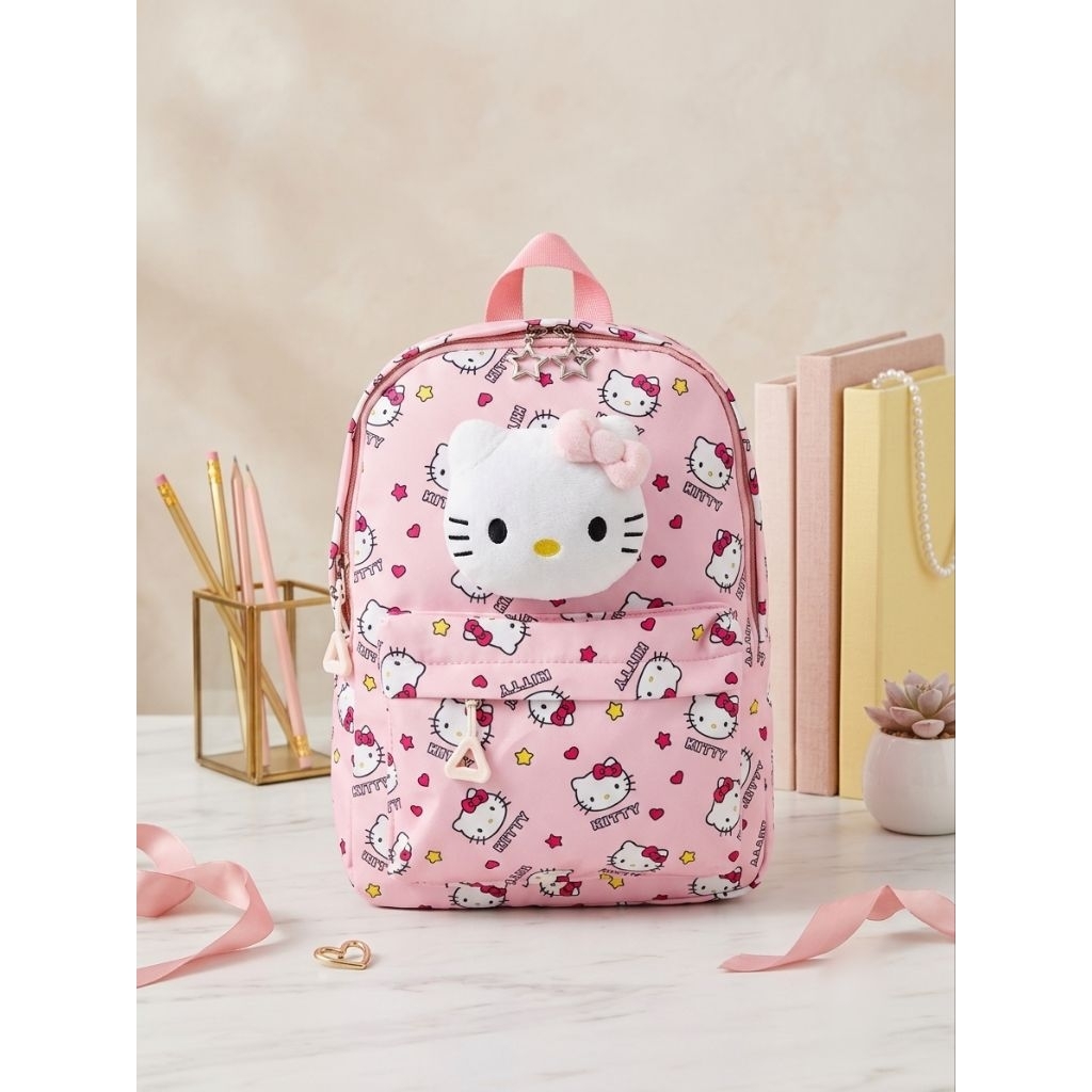 Italy Bags - Ransel Anak Alto Hello Kitty – Tas Sekolah Lucu untuk PAUD & TK (Pink)