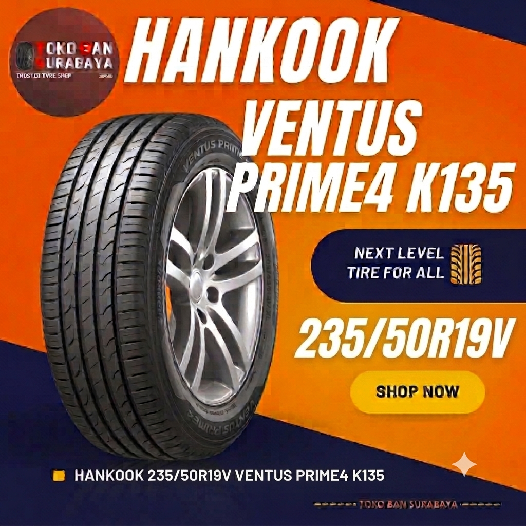 Ban HANKOOK 235/50 R19 235/50R19 235/50/19 23550 R19 23550R19 R19 R 19 VENTUS PRIME 4 K 135