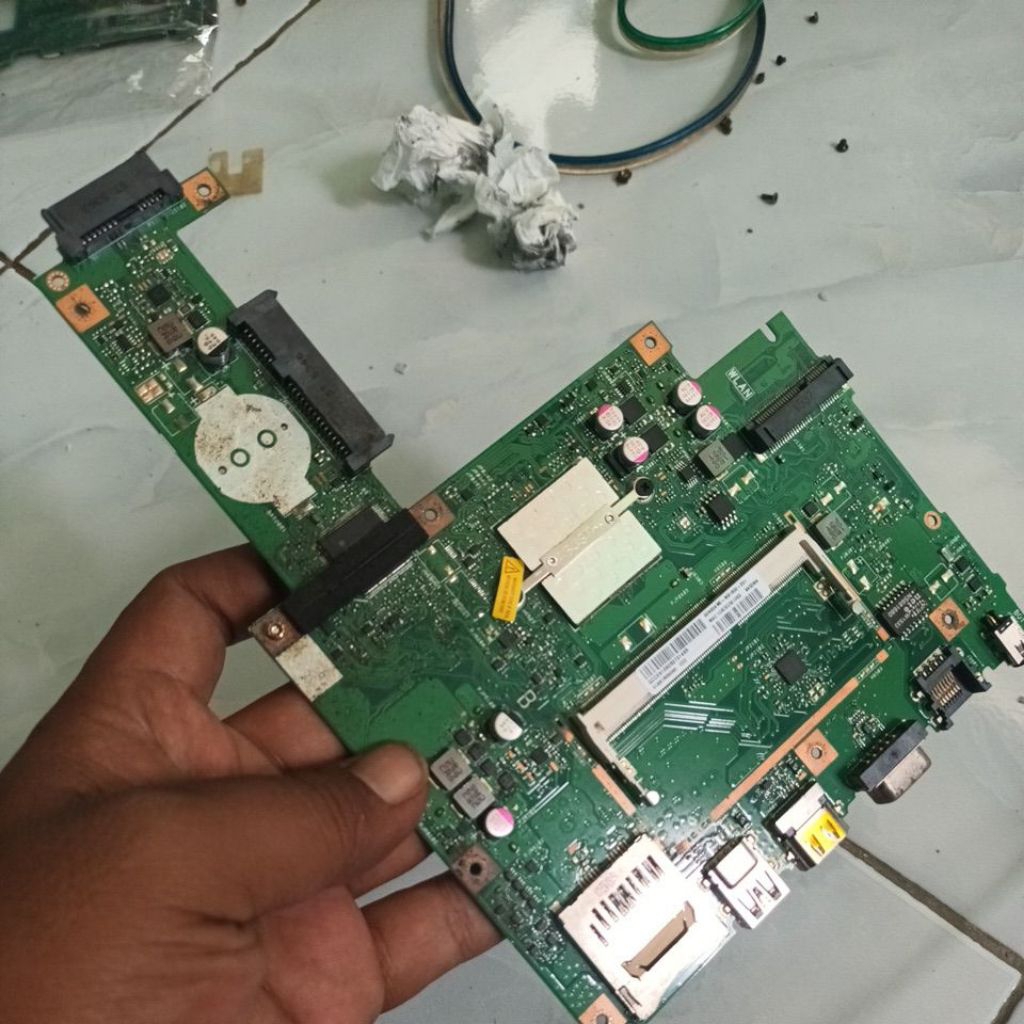 motherboard asus x453 bahan matot