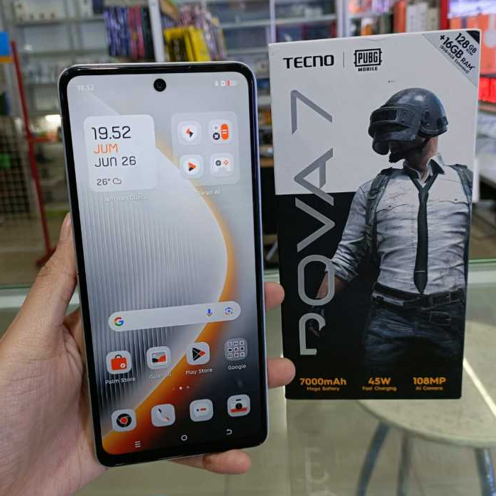 TECNO POVA 7 4G 8/128 8 128 SECOND RAM 8GB INTERNAL 128GB