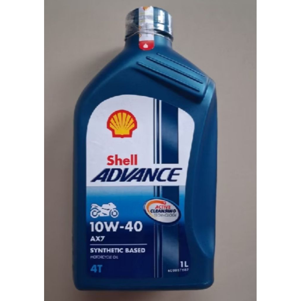 Oli Shell Ax7 10/40 1L oli shell motor sport oli shell motor bebek oli shell kemasan 1l oli shell or