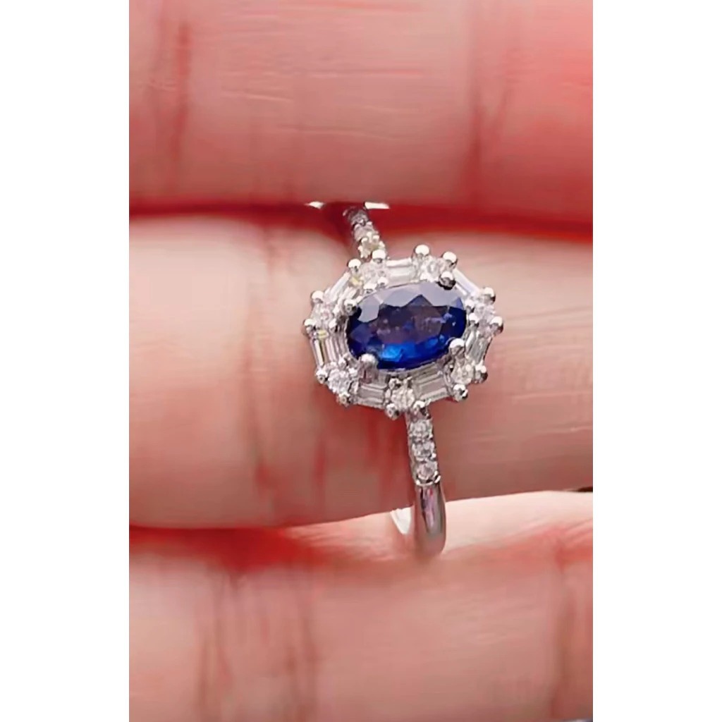 CINCIN SILVER BLUE SAFIR BURMA