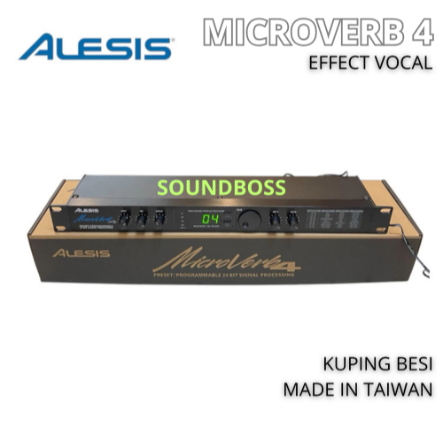 Effects Vocal Alesis Microverb4 efek vokal Preset/Programmable 24bit Signal Processing