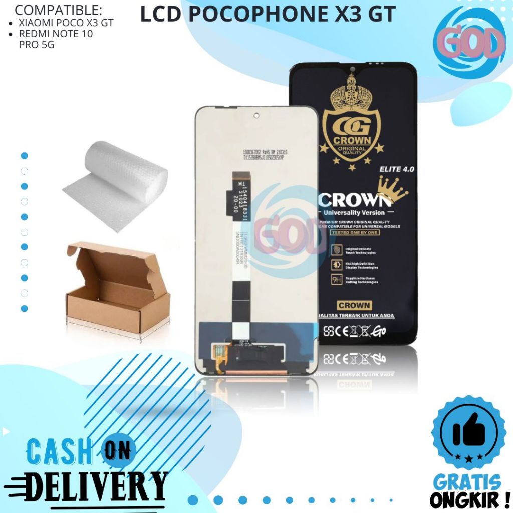 LCD TOUCHSCREEN XIAOMI POCOPHONE X3 / X3 NFC / X3 PRO ORIGINAL COMPLETE FULLSET / LCD POCO X3 / LCD 