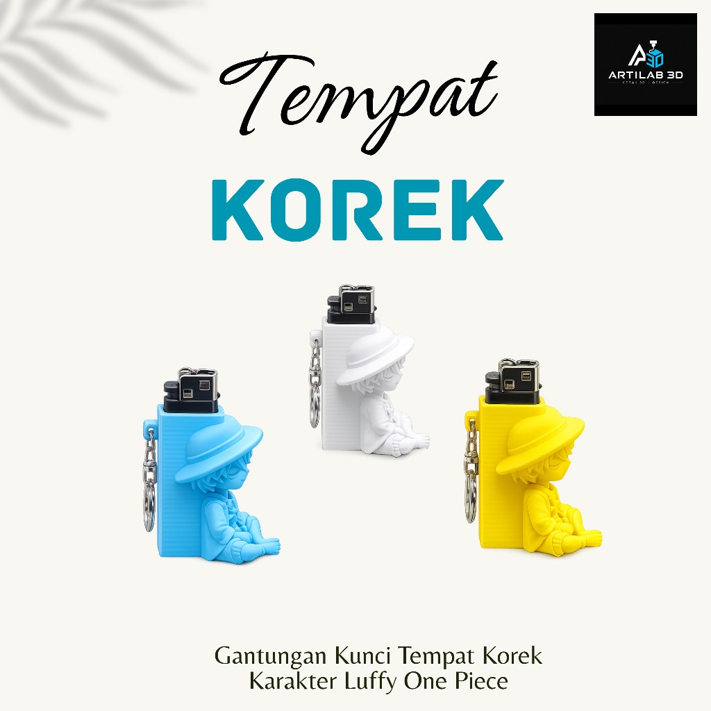 Tempat Korek Karakter Luffy One Piece