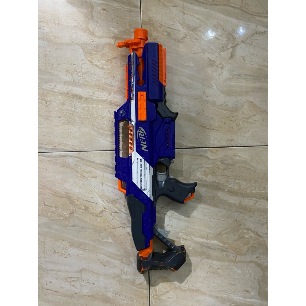 Junk Nerf N-Strike Elite Rapidstrike CS-18 | Tidak Berfungsi | Rendi Toys