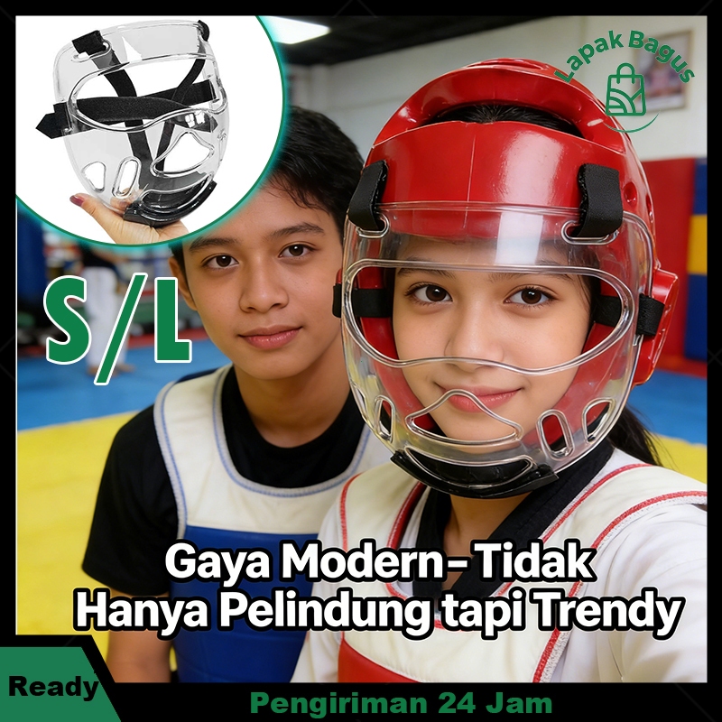 Pelindung Muka Head Guard Taekwondo Moks Helm Boxing Karate Kumite Pelindung Kepala Untuk Latihan da