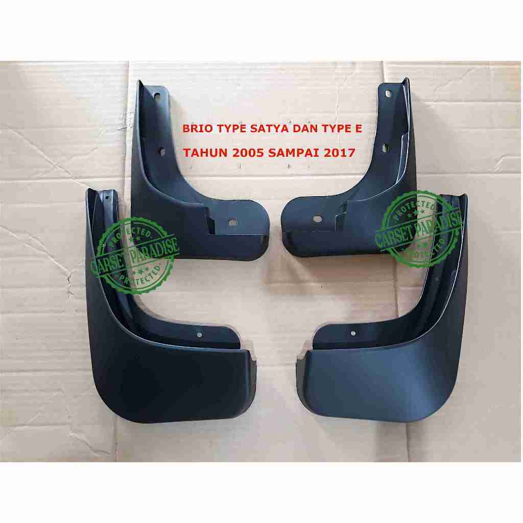 MUD GUARD KARPET LUMPUR BRIO TYPE SATYA DAN E 2005 sampai 2017 AKSESORIS MOBIL
