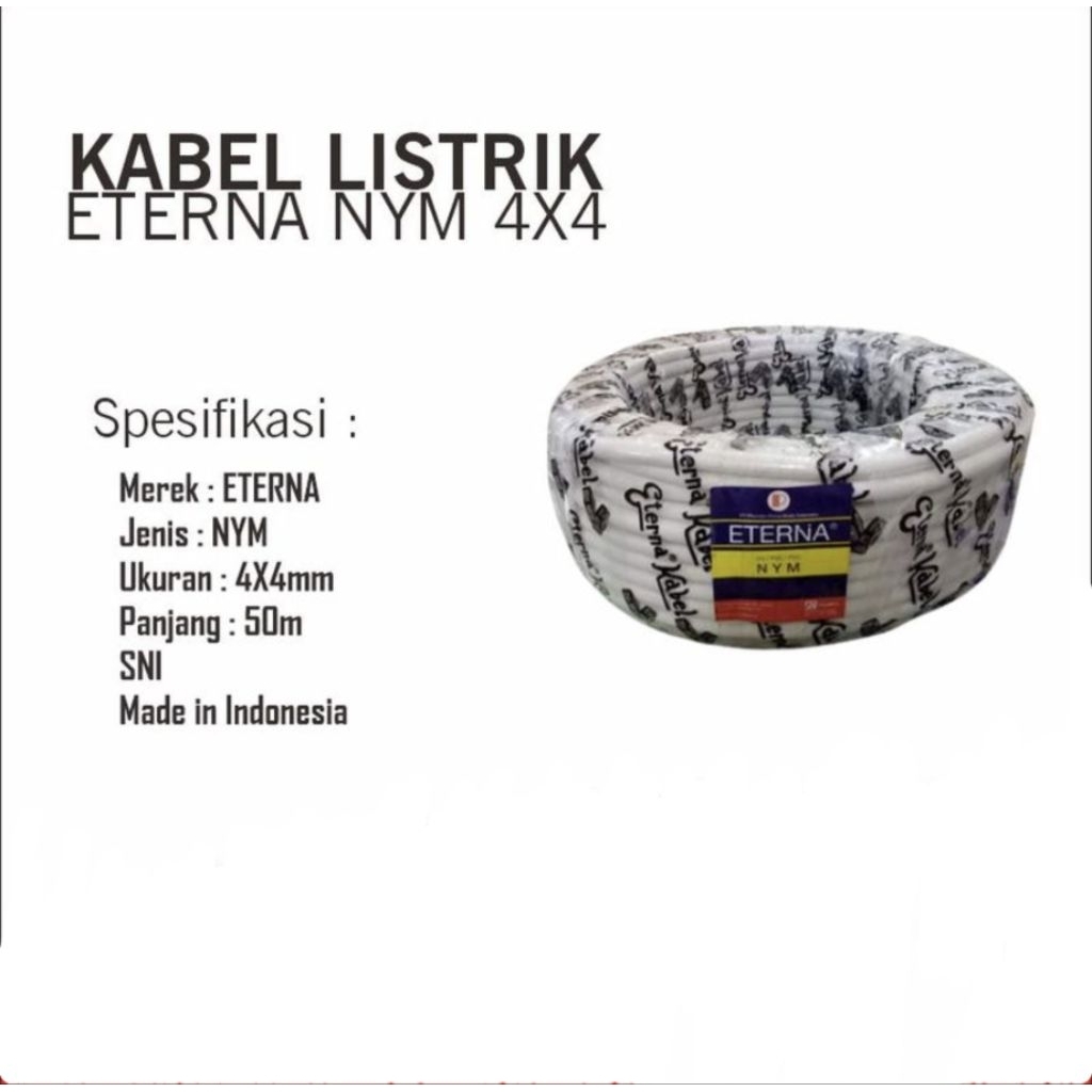 Kabel Eterna NYM 4x4mm @50m