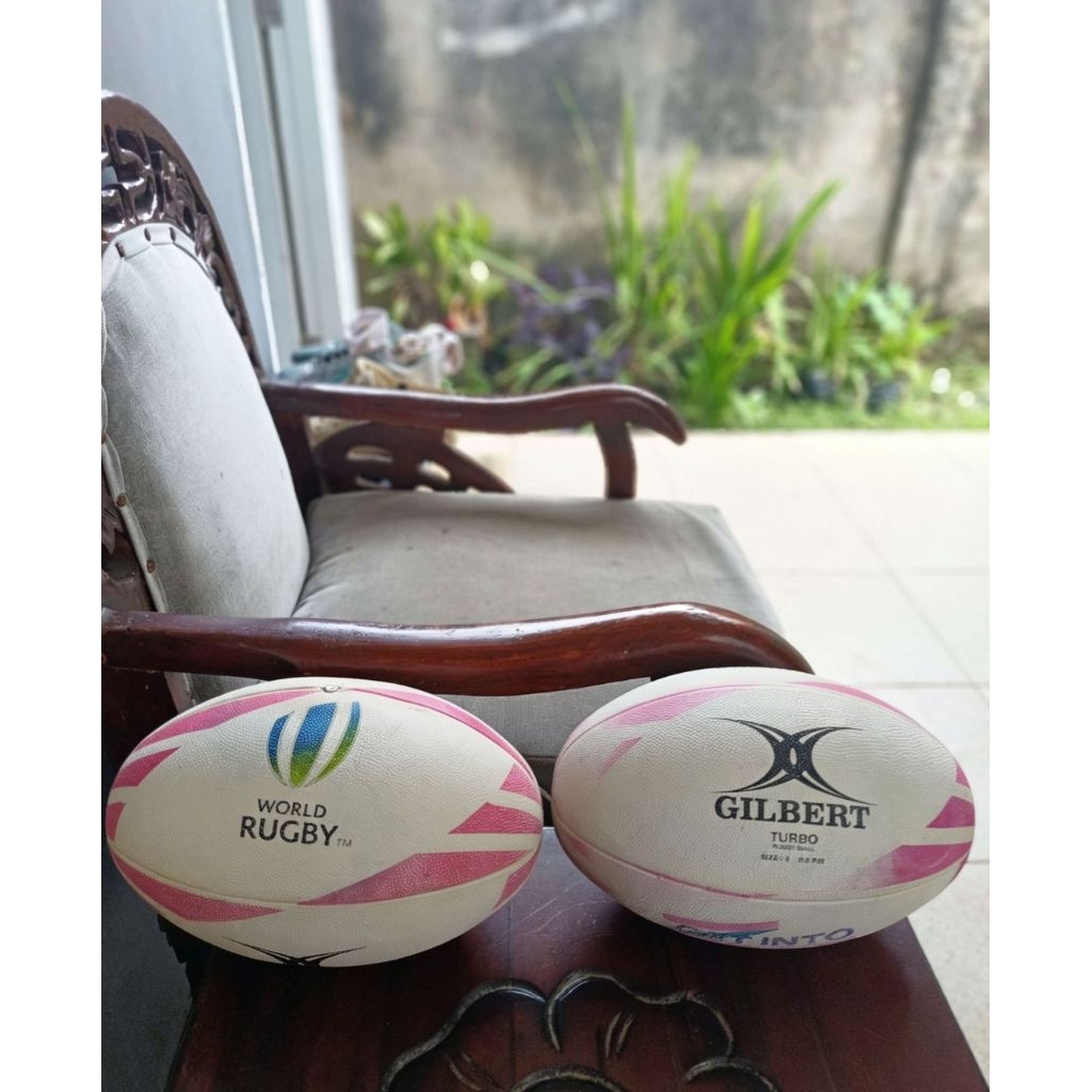 (satuan) bola rugby (limeted) special pertandingan piala rugby
