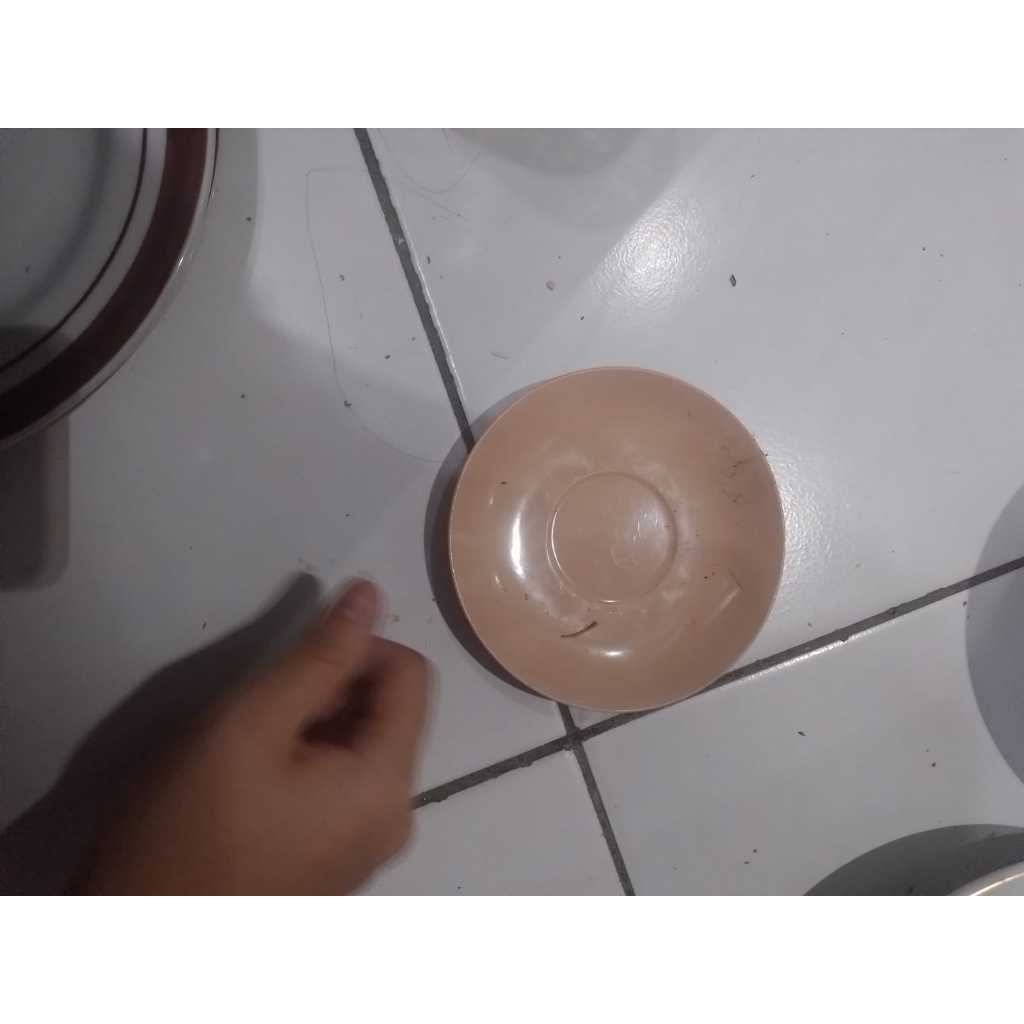 PIRING MINI COKELAT UNTUK TATAKAN GELAS PIRING KECIL PIRING COKELAT/COKLAT PIRING BAGUS BAHAN MELAMI