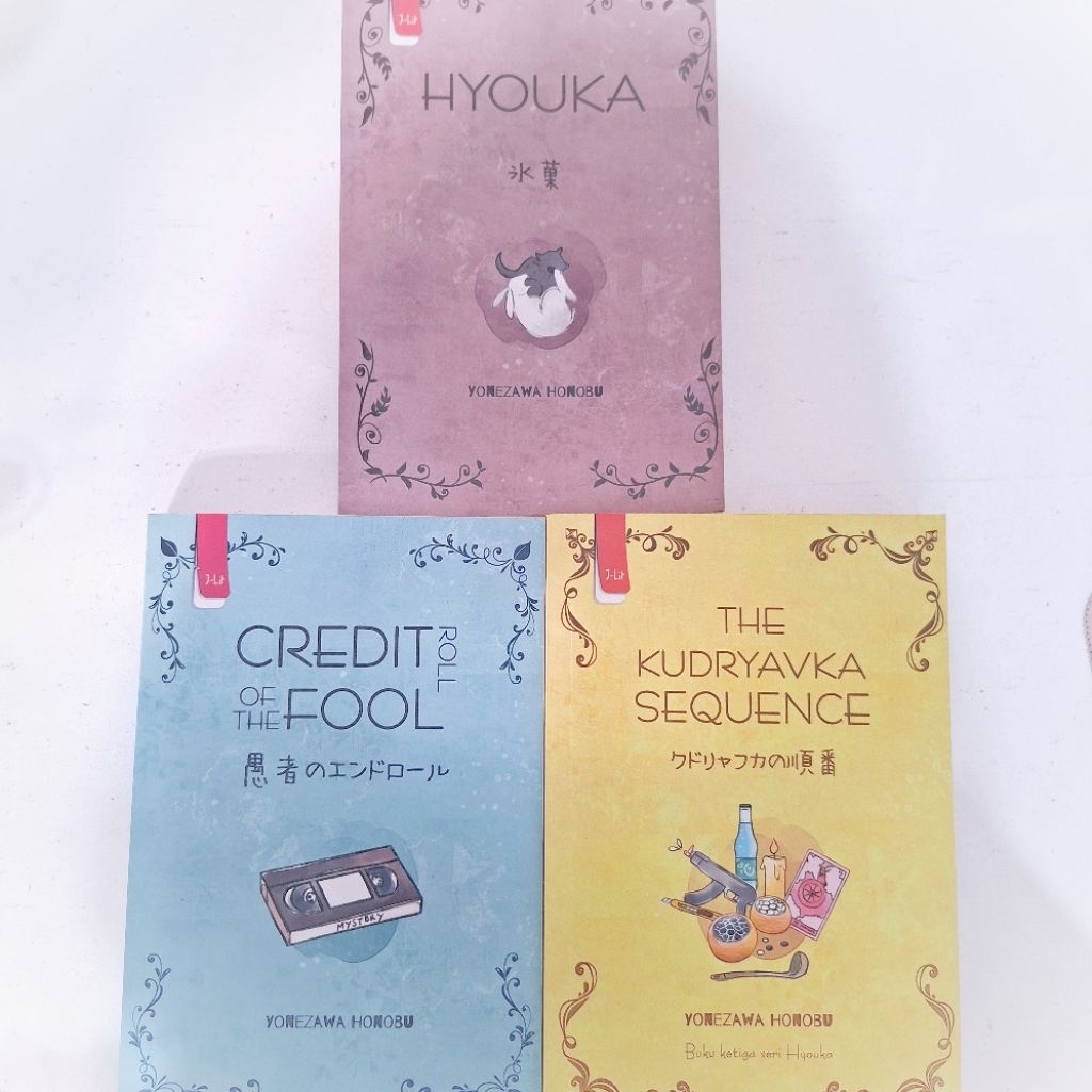 Preloved Novel Hyouka Series 1-3