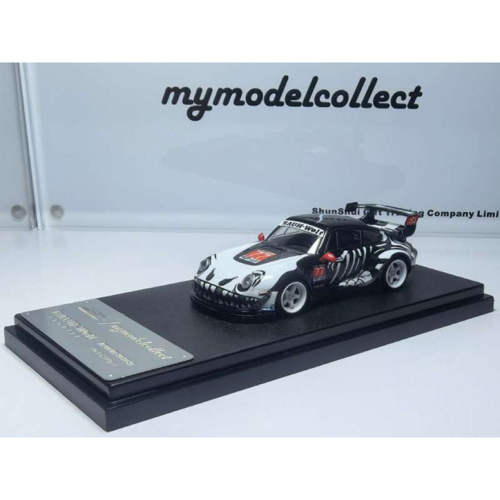 MC My Model Collect 1/64 RWB993 High Wing Diecast Model  MC640023C White Bone Dragon Livery
