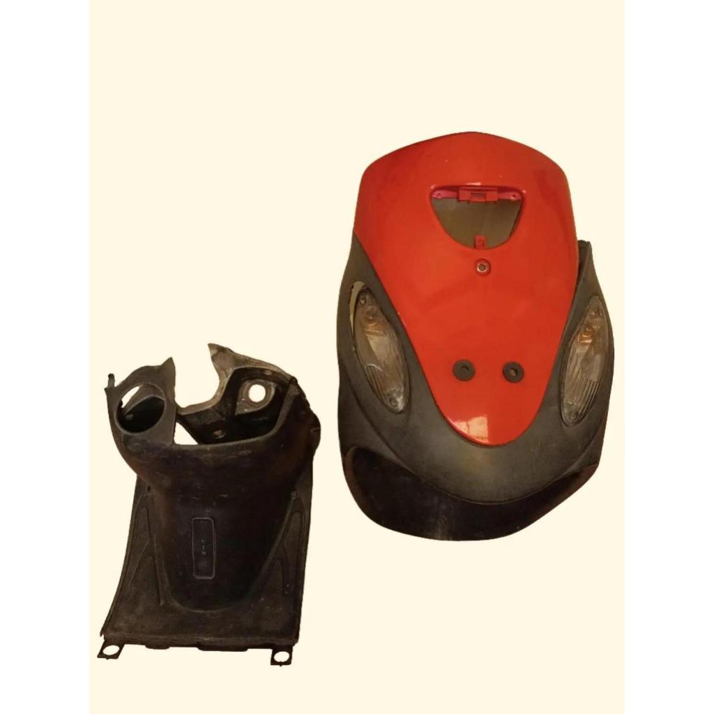 Kymco Easy 100 Full Set moulding inner up depan dan belakang plus front body cover berikut lampu sen