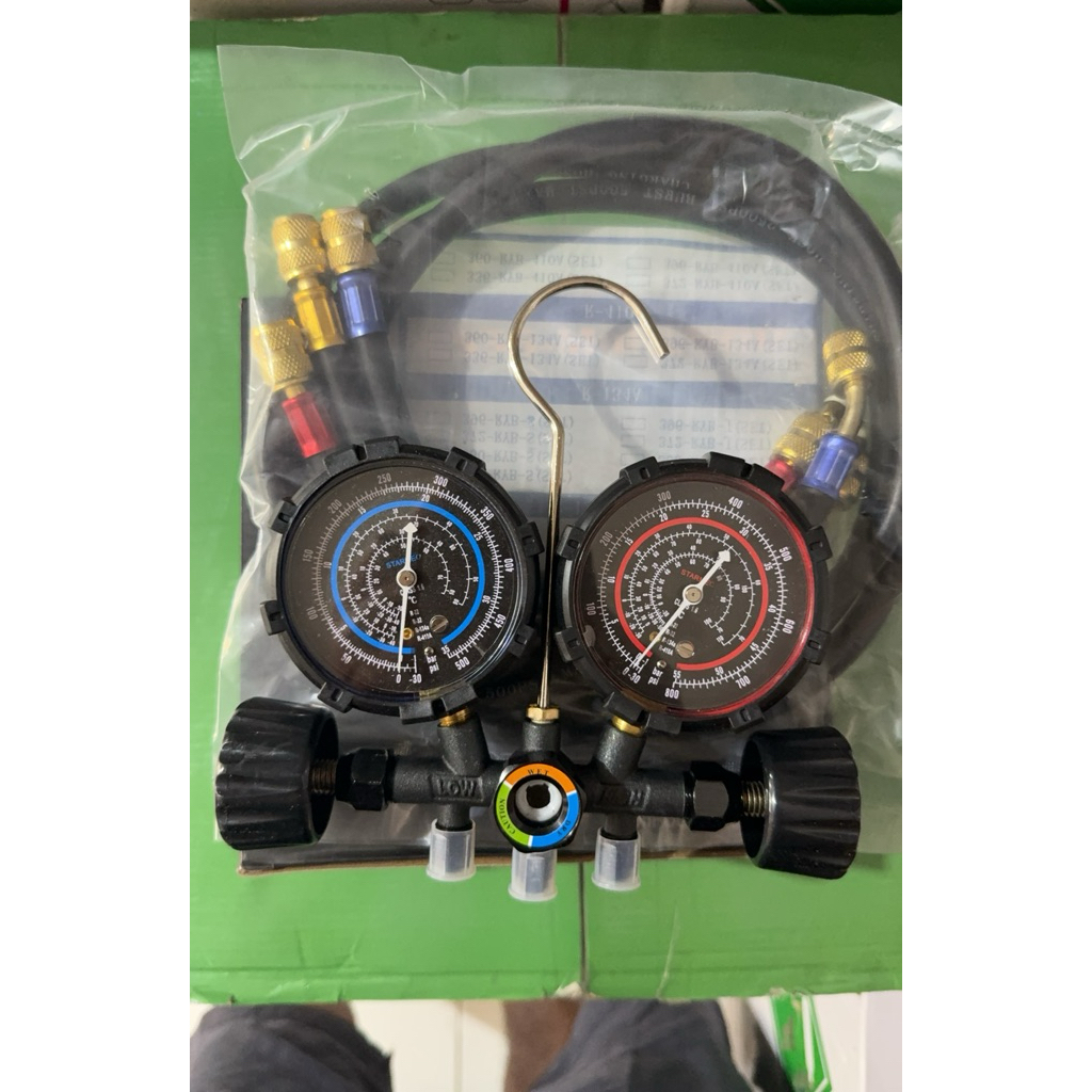 manifold analizer double alat ukur ac black edisi