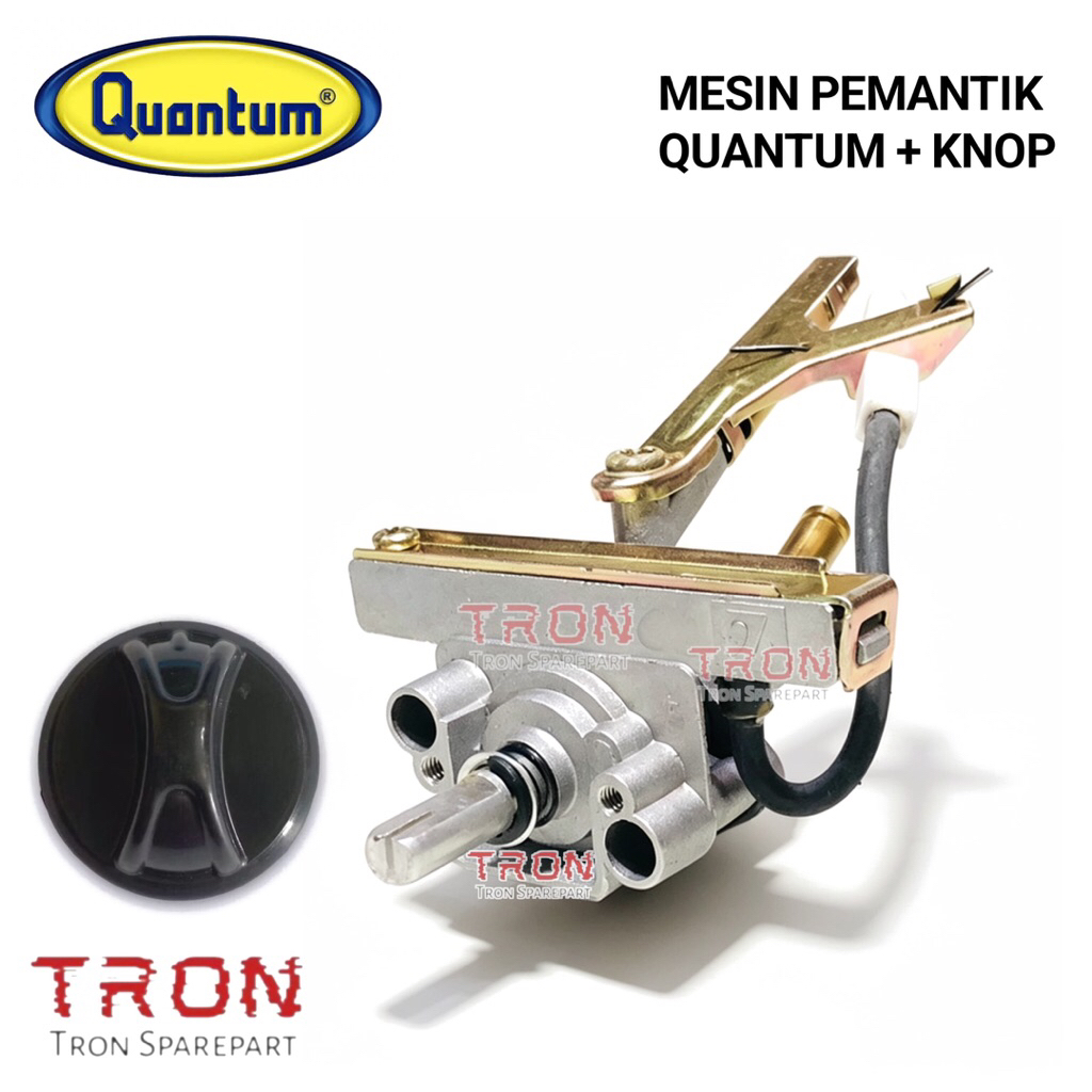 Mesin Pematik + Knop Quantum Kompor Quantum Gas Valve