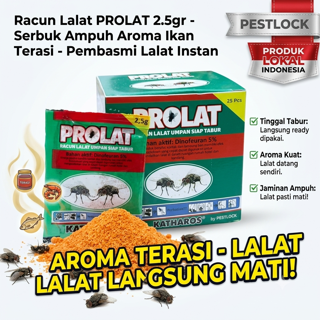RACUN LALAT PROLAT PRO ORIGINAL/ Racun Lalat Zhang Pei Zhen Serbuk Pembasmi Lalat Anti Lalat