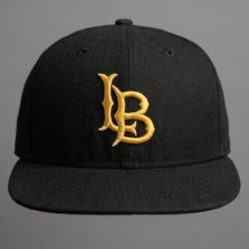 NE " Long Beach" Snapback Caps 7½ (build up)