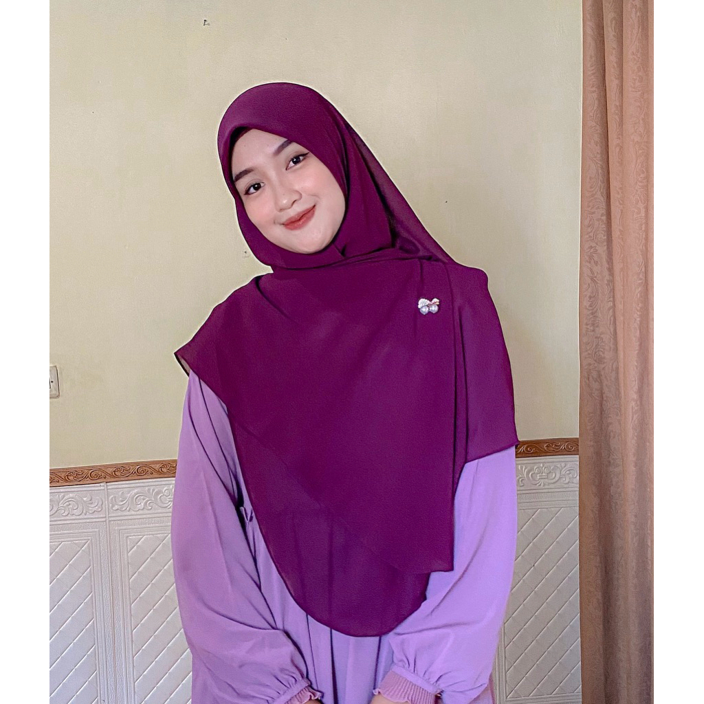 Tudung Bawal NC Segiempat Hijab oval non Cadar Jilbab segiempat  AEheejab