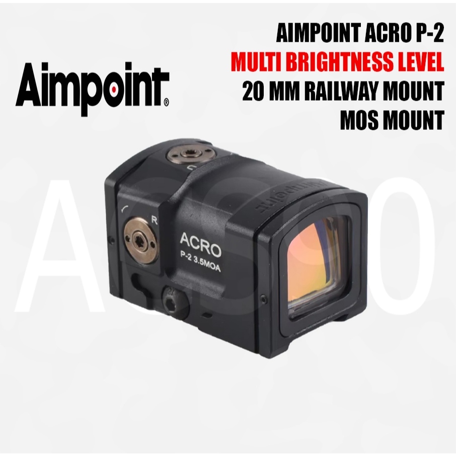 AIMPOINT ACRO P2 RED DOT REFLEX SIGHT SCOPE AEG GBB WGB