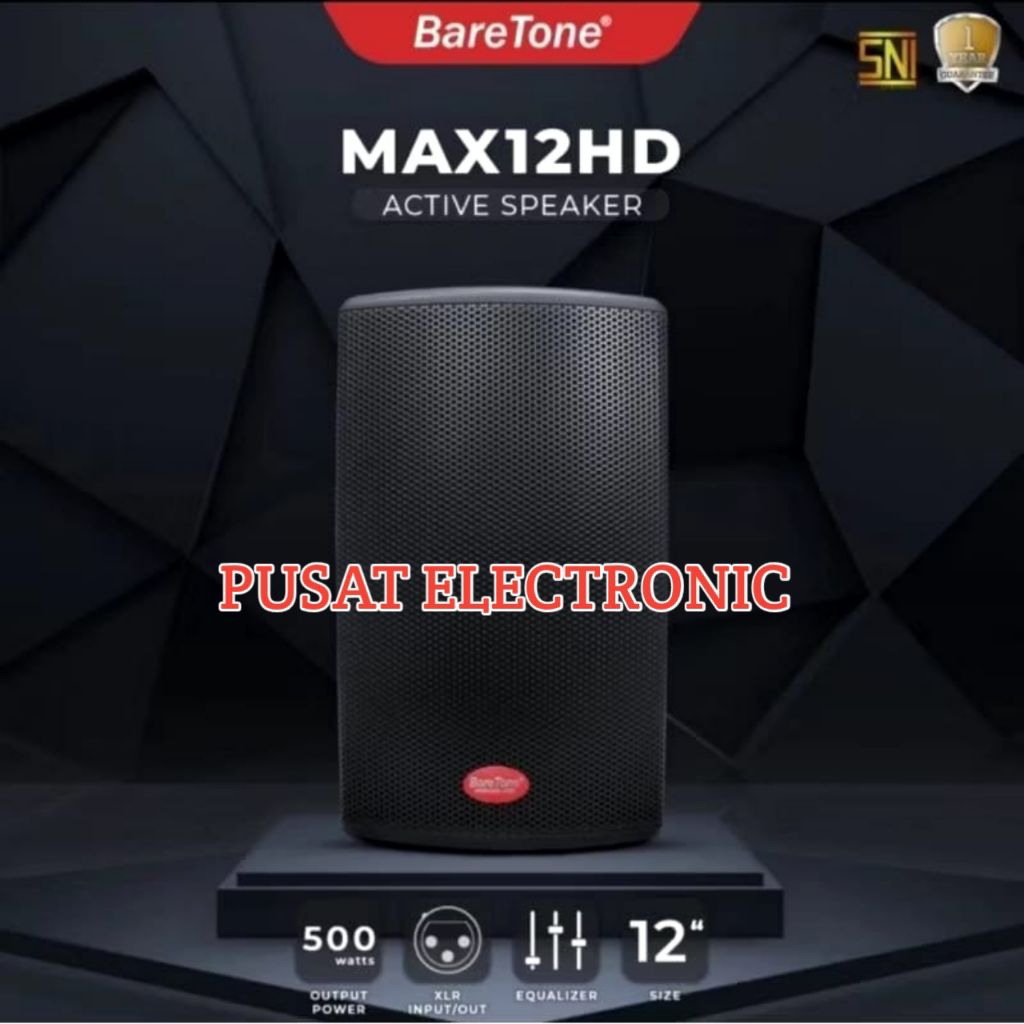 Speaker Aktif Baretone Max12hd Original Speaker 12inch Baretone