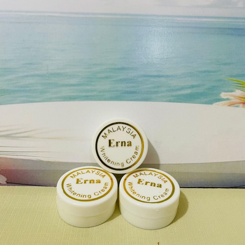 [ready] 3pcs cream Erna siang malam