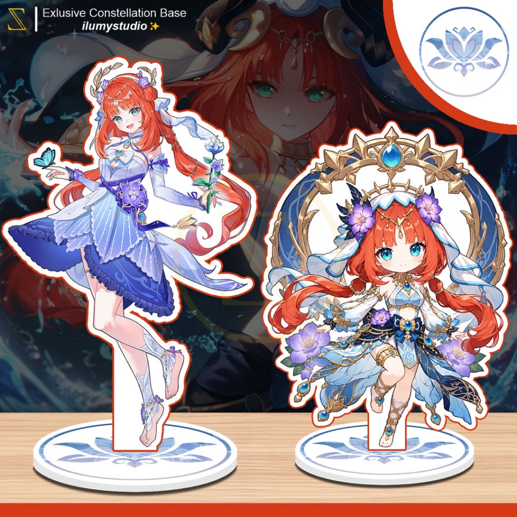 Genshin Impact NILOU Figure Standee akrilik - Exlusive Constellation Base ilumystudio