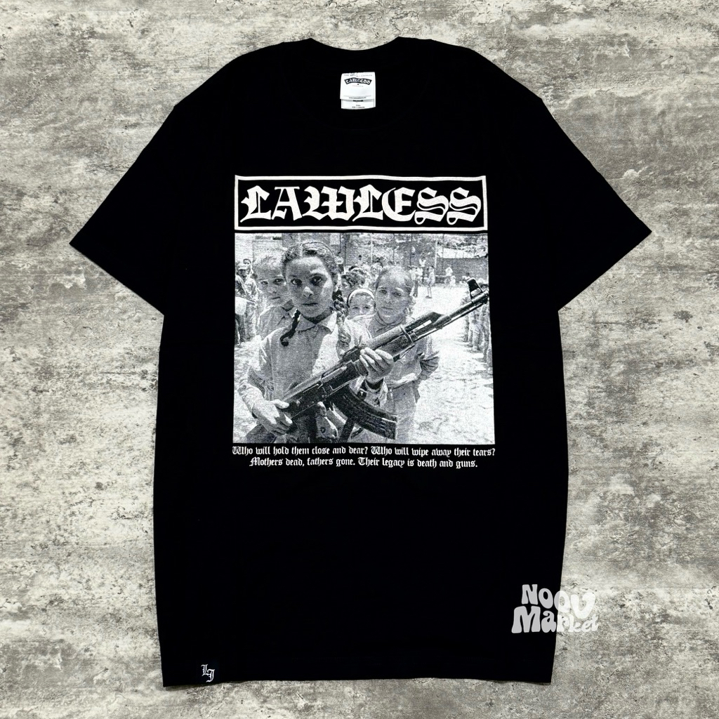 T-Shirt LAWLESS JAKARTA - CHILDREN OF WAR BLACK | Official Merchandise | Noov Market Official