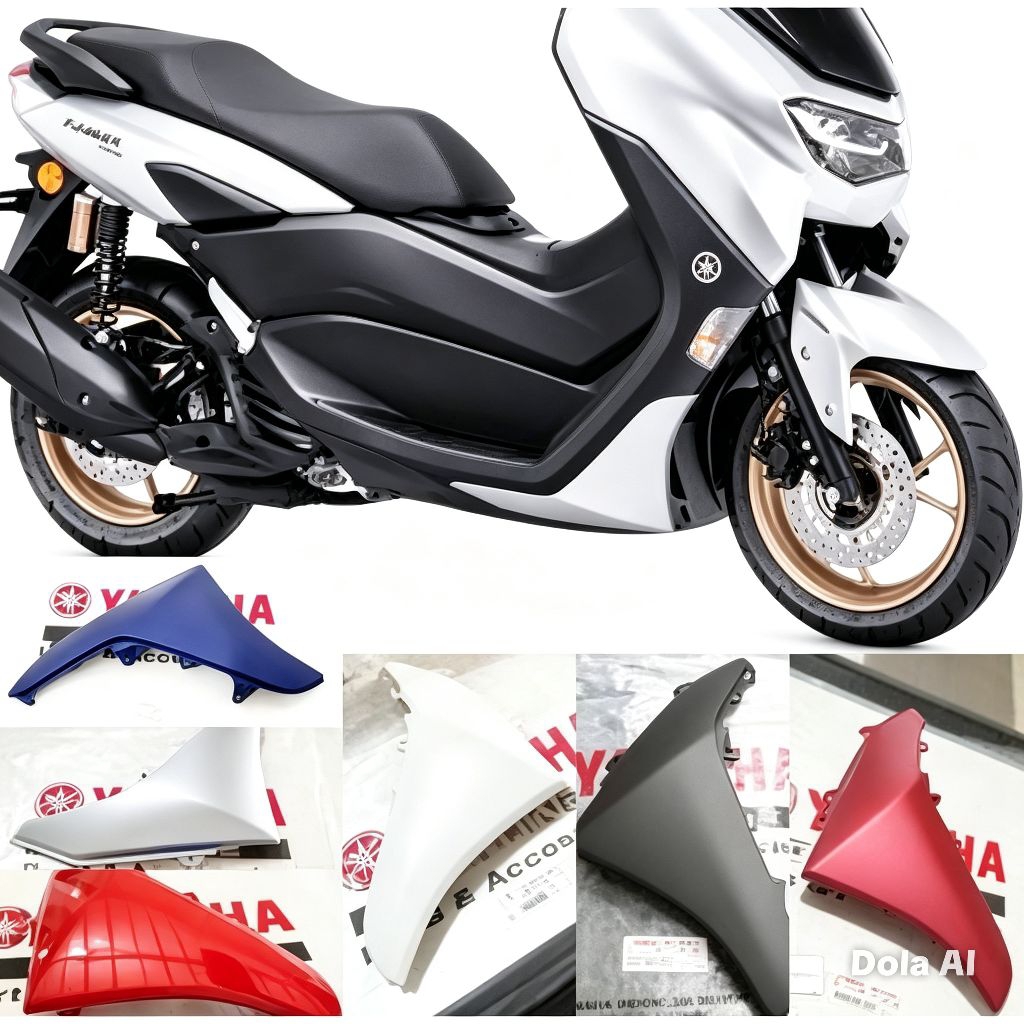 original Yamaha cover panel side Mole sayap bawah nmax n max all new kanan/kiri B6H-F171M-00 B6H-F17