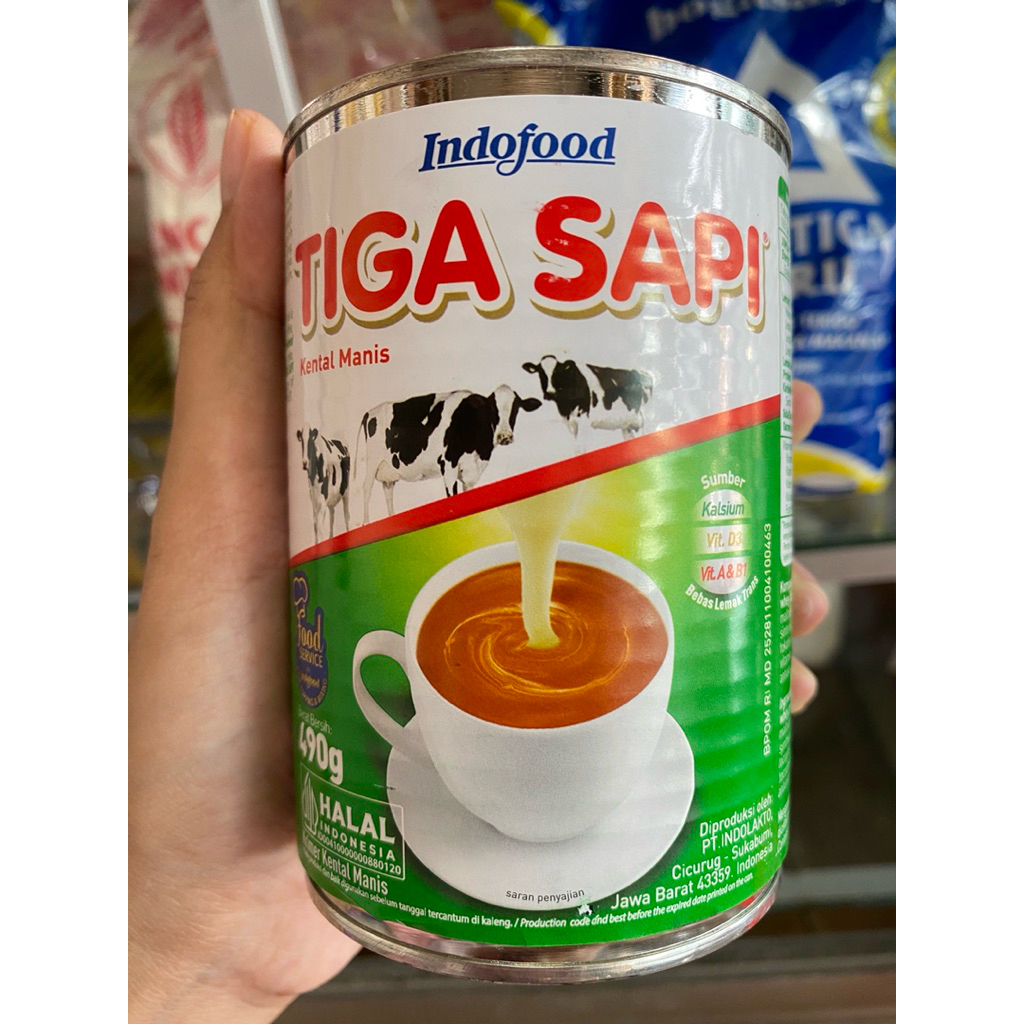 Susu tiga sapi susu kaleng