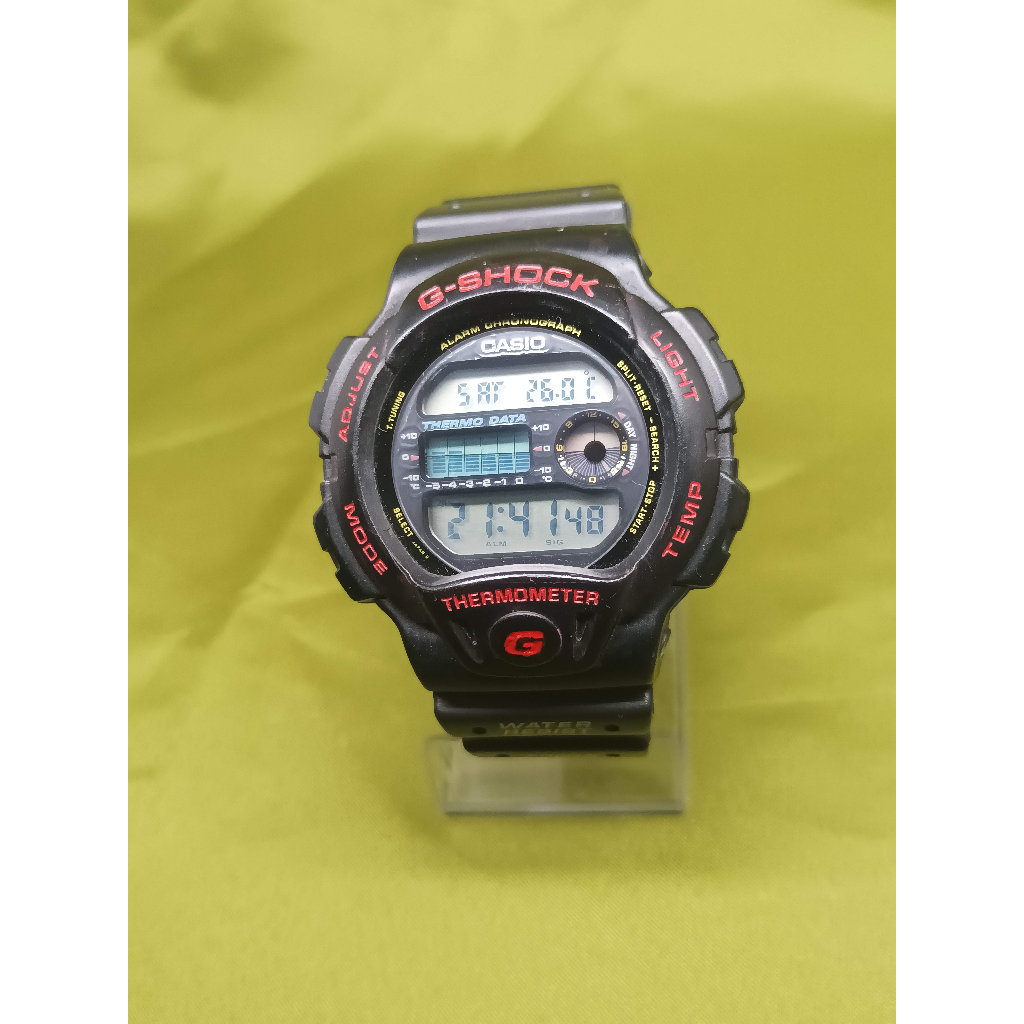 Jam Tangan Casio G-Shock DW-6100 Thermometer