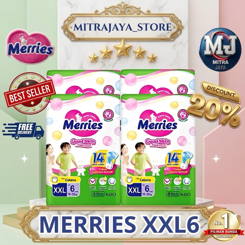 Merries Pants Good Skin XXL6
