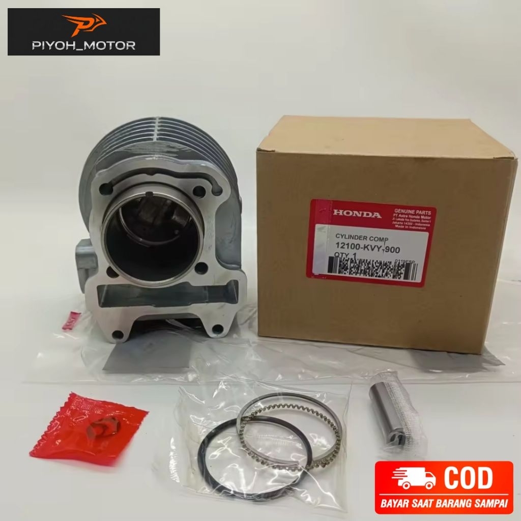 BLOK SEHER KOMPLIT MOTOR BEAT SCOOPY SPACY KARBU KVY
