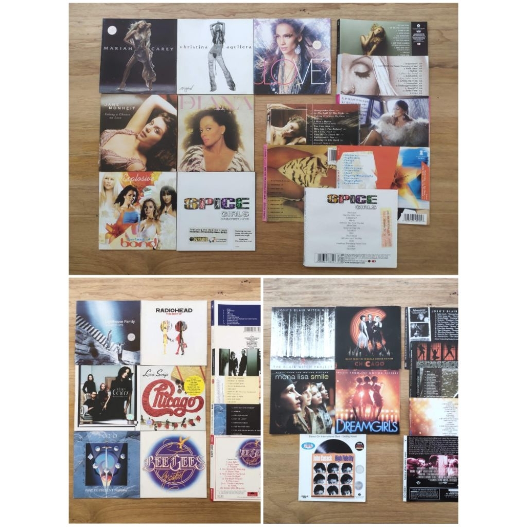 Borongan 18 cover CD pop/rock barat