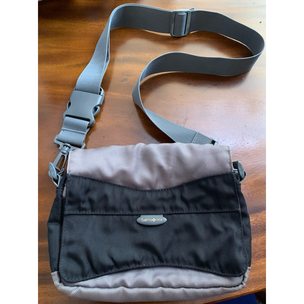 Tas Selempang Pria Samsonite Original Vintage Sling Bag Canvas Casual