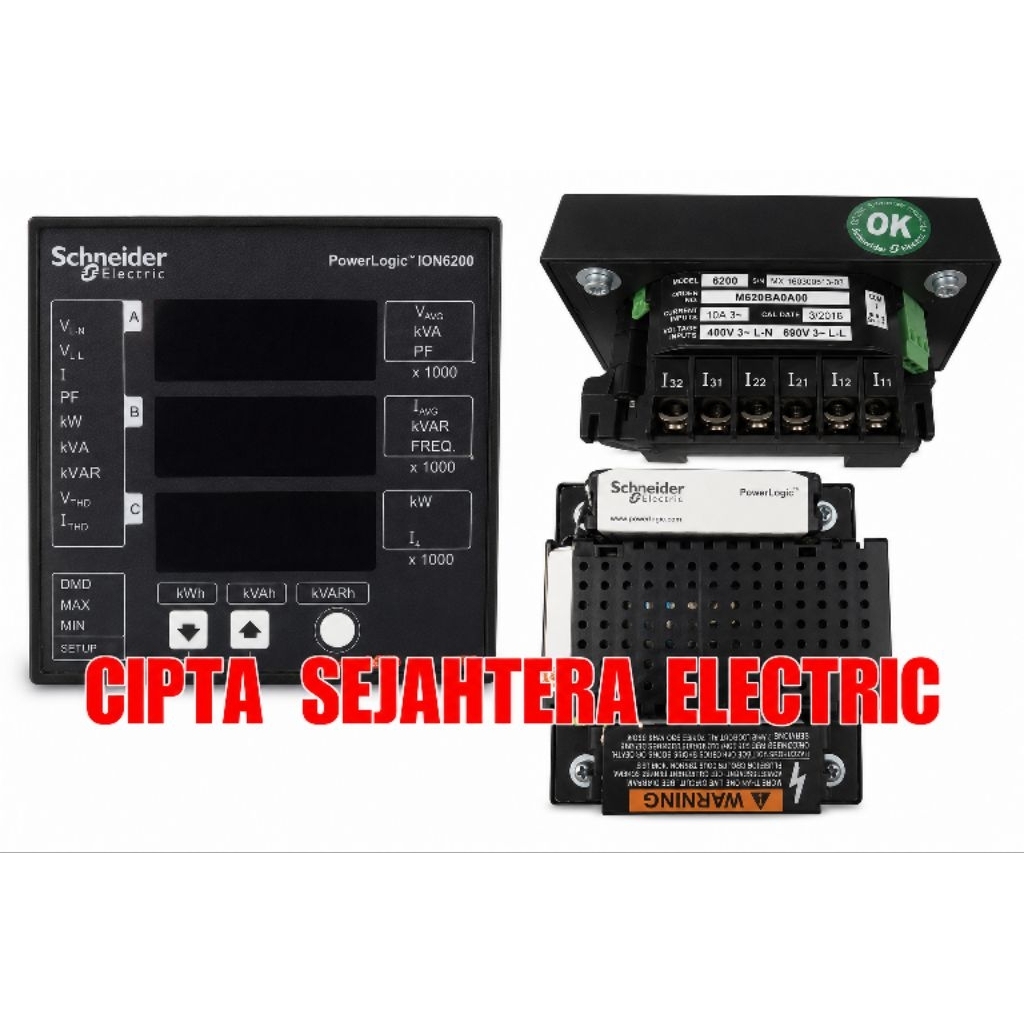 POWERLOGIC ION6200 SchneiderM6200A0AOBOZOAOR Tanpa Dus