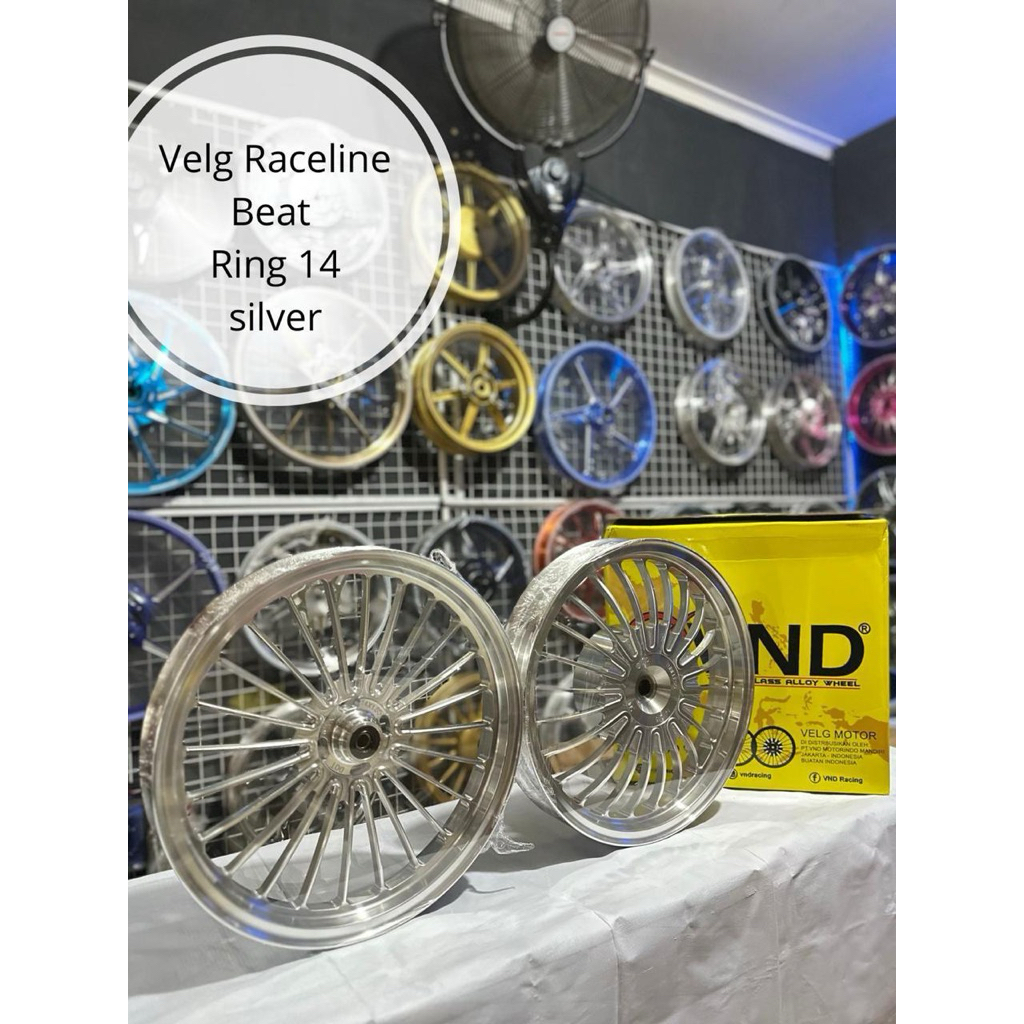 Velg CNC VND Raceline Beat/Vario 110 Ring 14 Silver-Satriamodivication-