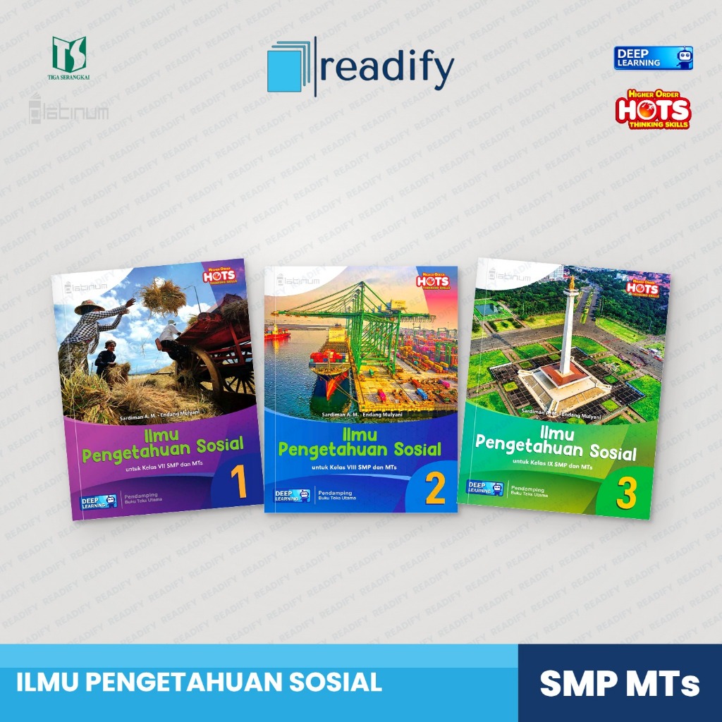 Buku Platinum IPS SMP/MTs Kelas 7-9 Deep Learning Tiga Serangkai