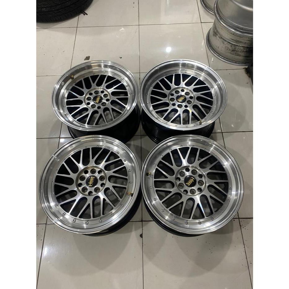 velg mobil bekas racing hsr kijang celong ring 17 lebar 8,5/9 et 42/38 pcd 8x100/114,3