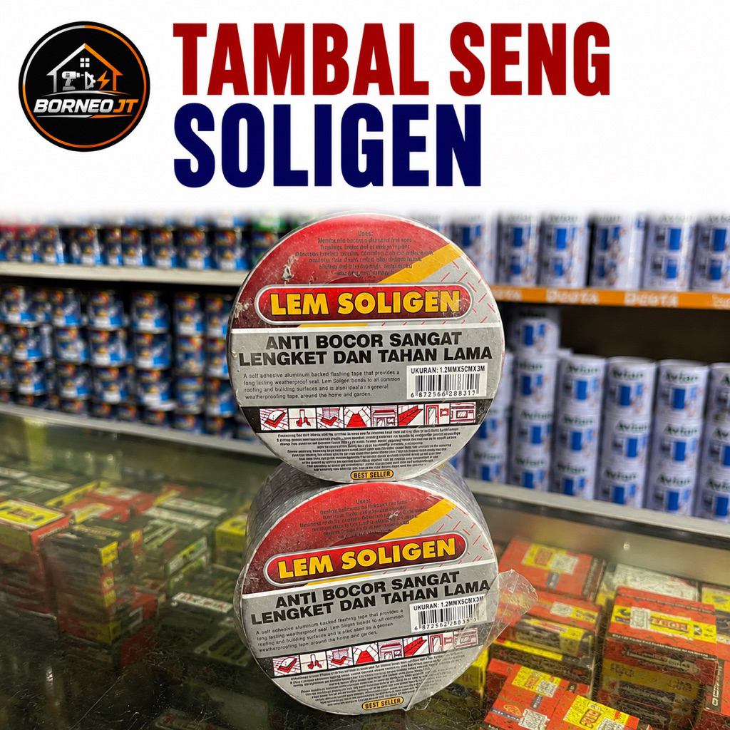 Lem Seng / Lem Talang / Lem Anti Bocor / Tambal Seng Soligen
