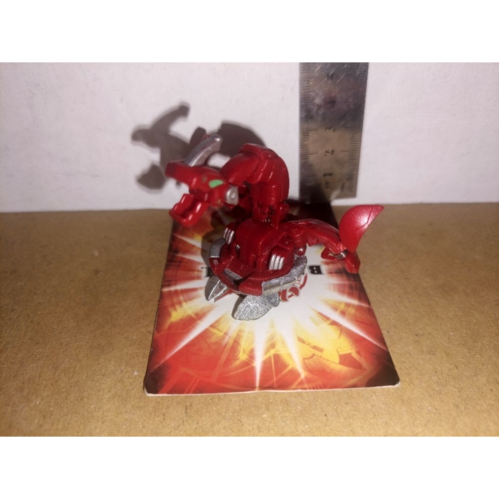 Bakugan Pyrus Meta/Iron Dragonoid Ori Spin Master
