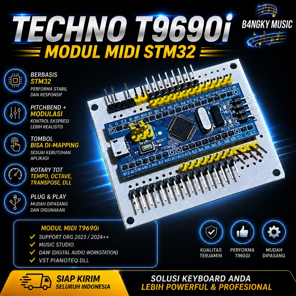 MODUL MIDI TECHNO T9690i