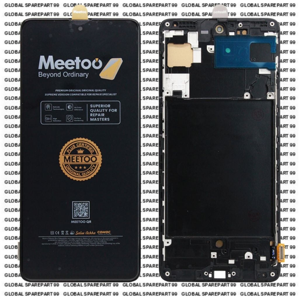 (MEETOO OLED+FRAME FINGERPRINT) LCD TOUCHSCREEN SAMSUNG GALAXY A71 A715 A715F +FRAME OLED ORIGINAL