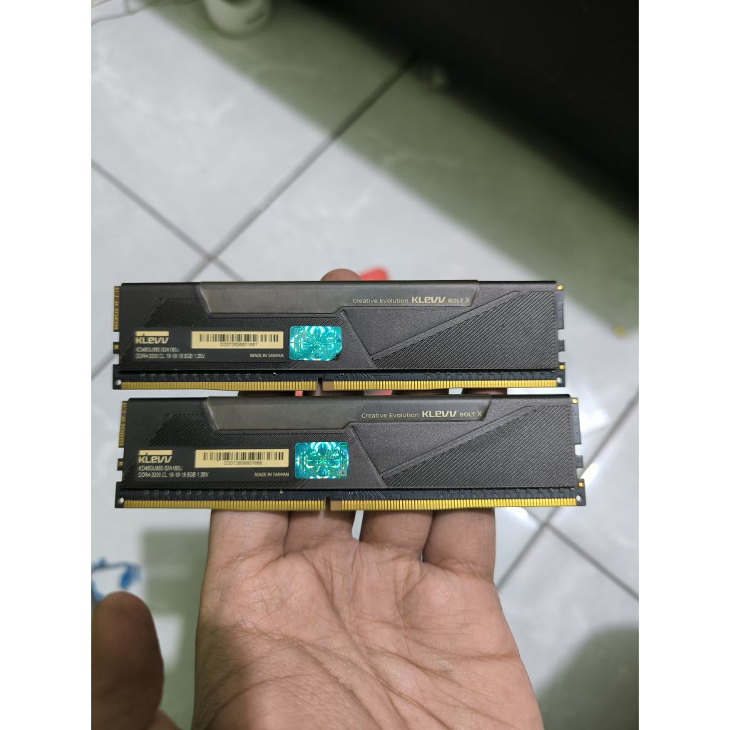 Klevv Bolt X 2x8gb 3200mhz ddr4