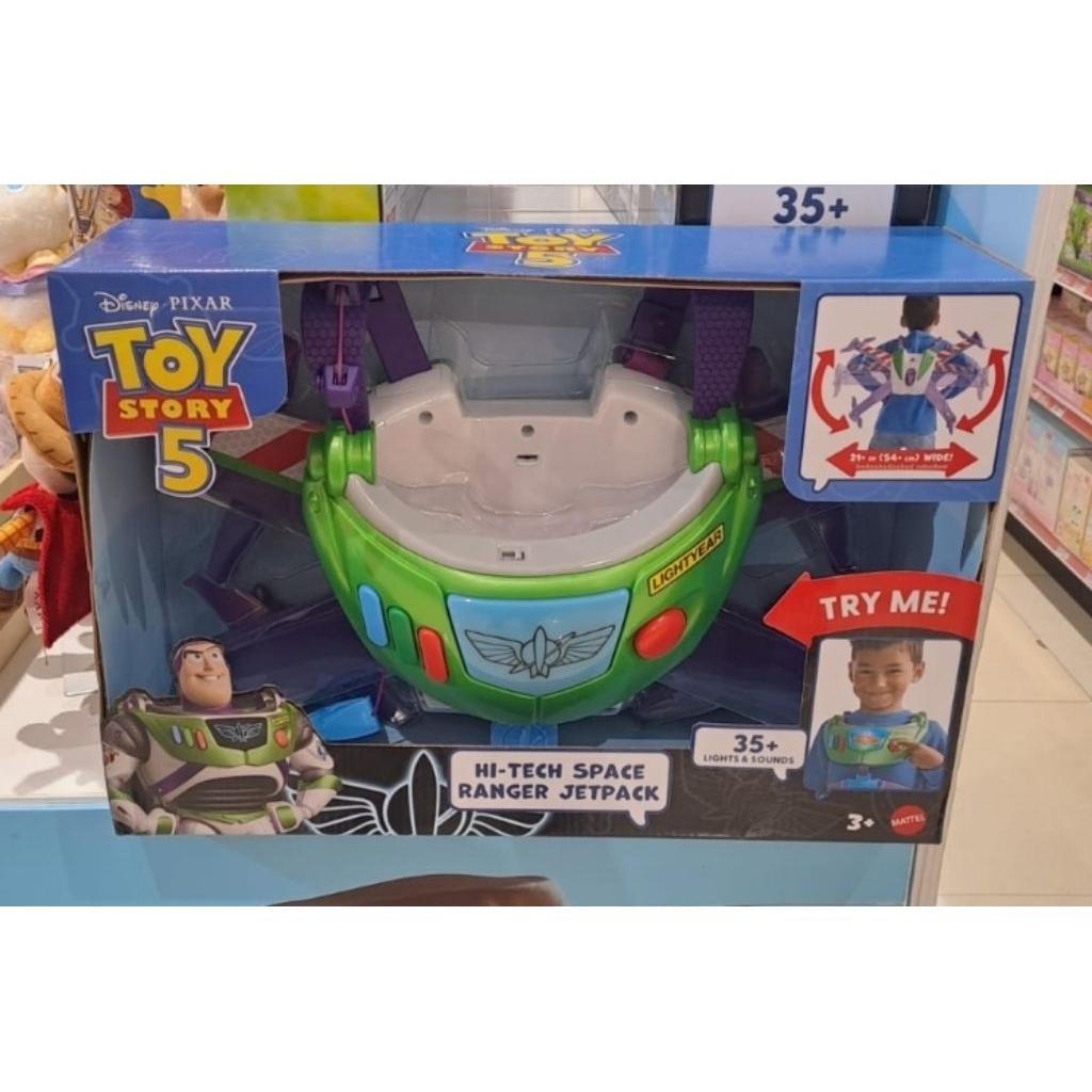 Toy story high tech space ranger buzz light year sayap buzz light year usable toy story