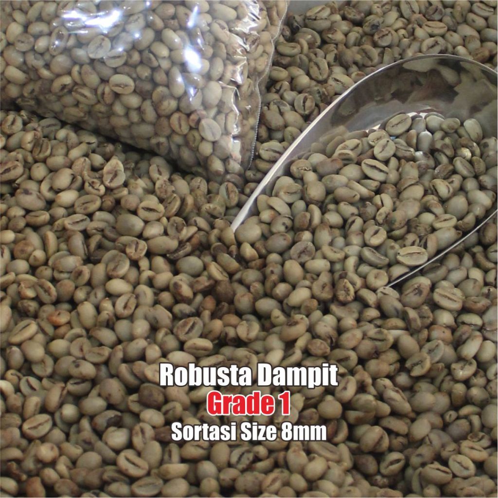 Kopi Green Bean Robusta Dampit - Grade 1