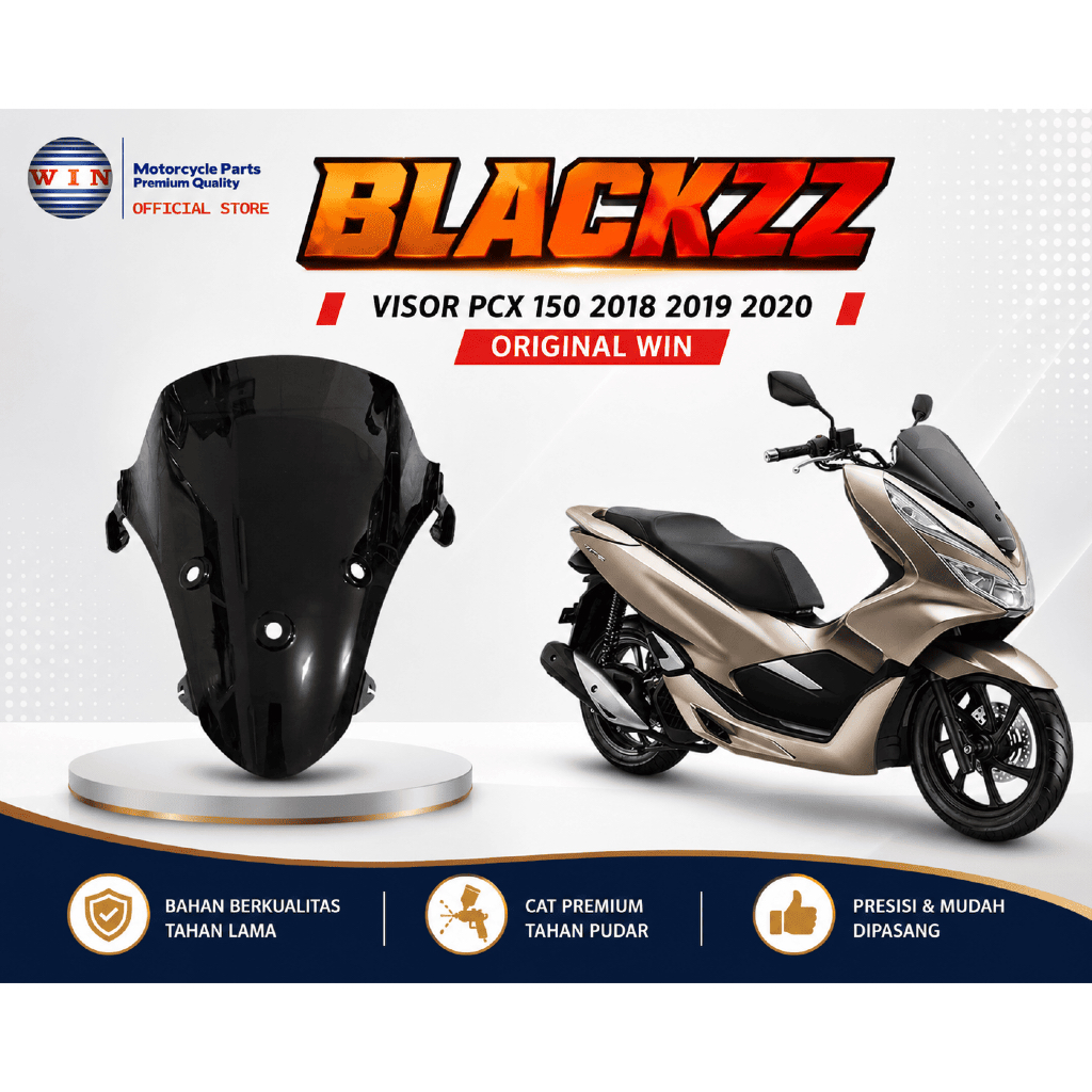 VISOR PCX 150 2018 2019 2020
Original WIN / WINSHIELD VISOR